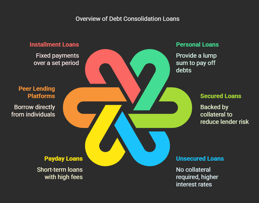 What Are Your Credit Card Debt Management Options? 2 Types of Loans visual selection